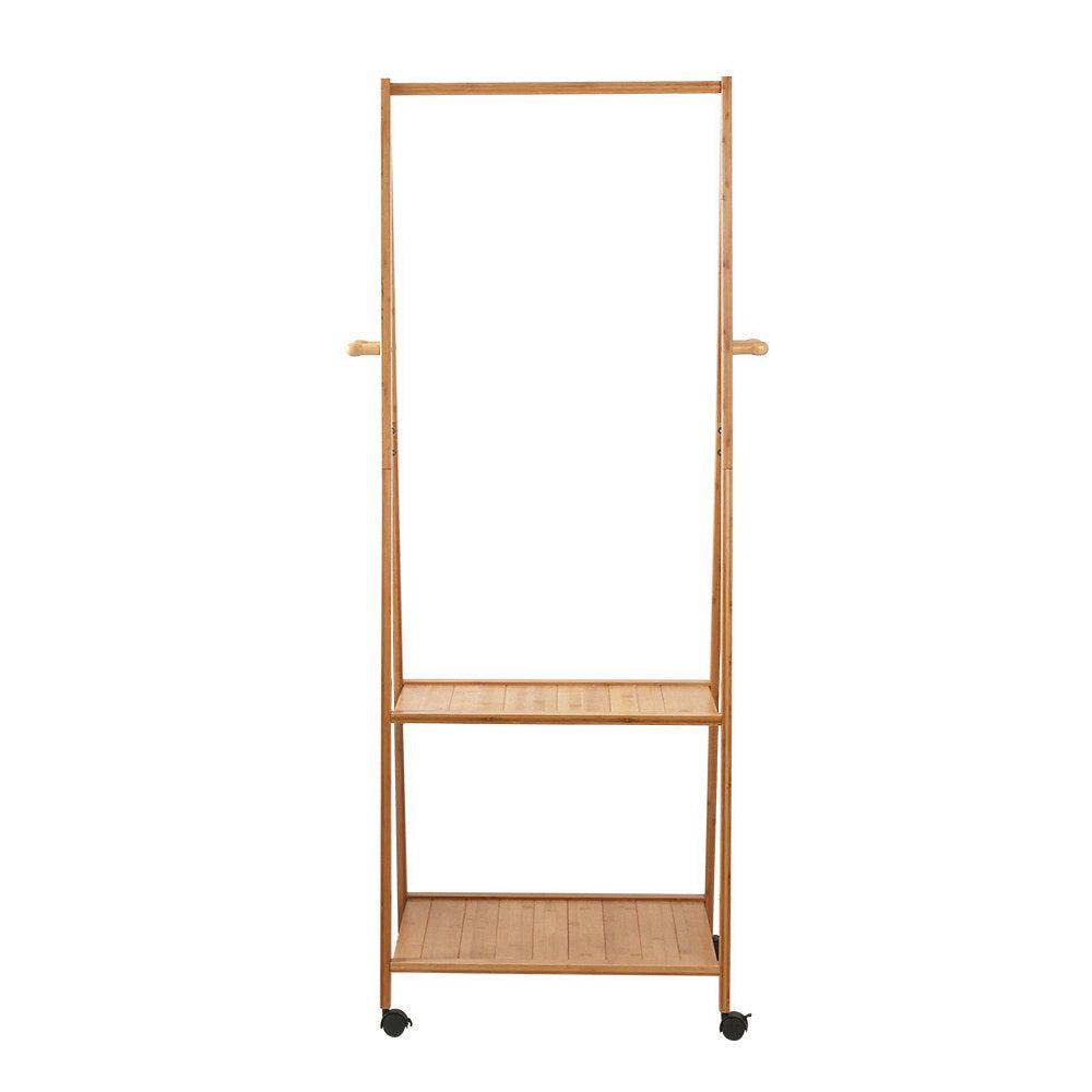 Artiss Clothes Rack Airer Coat Stand 165x59cm Wheels Artiss