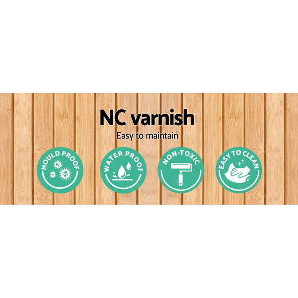 Artiss Bamboo Wooden Ladder Shelf Plant Stand Foldable freeshipping - Awezingly