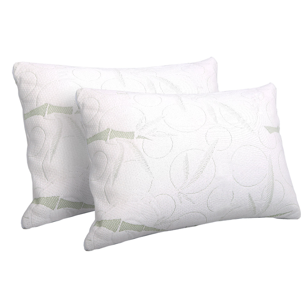 Giselle Bedding Set of 2 Bamboo Pillow with Memory Foam Giselle Bedding