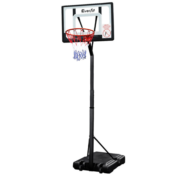 Everfit Adjustable Portable Basketball Stand Hoop System Rim - 2.1m to 2.6m Everfit