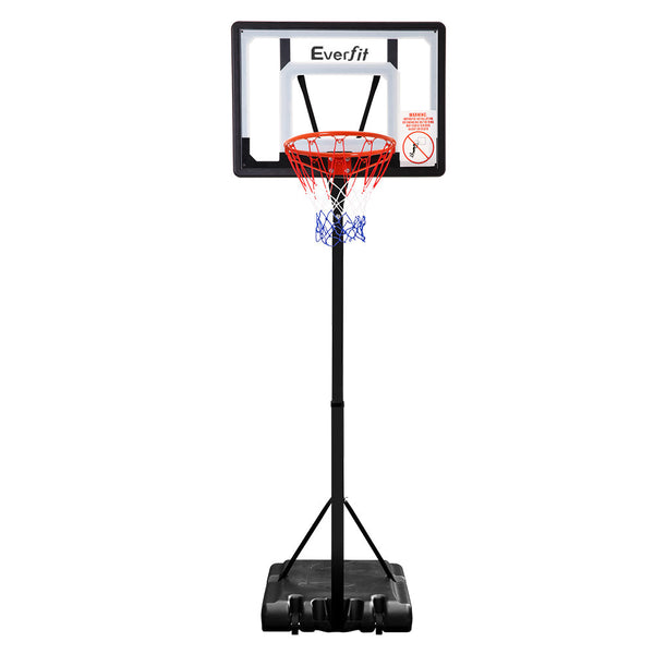 Everfit Adjustable Portable Basketball Stand Hoop System Rim - 2.1m to 2.6m Everfit