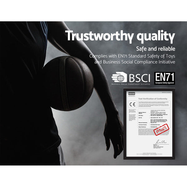 Everfit Pro Portable Basketball Stand System Ring Hoop Net Height Adjustable 3.05M Everfit