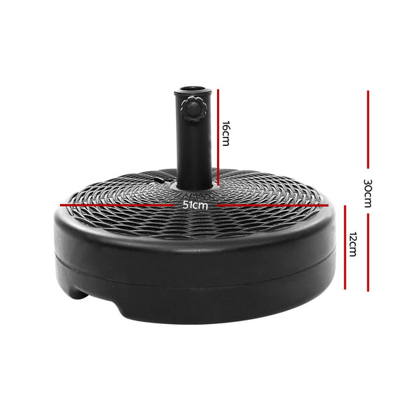 Instahut Outdoor Pole Umbrella Stand Base Pod Sand/Water Patio Cantilever Offset freeshipping - Awezingly