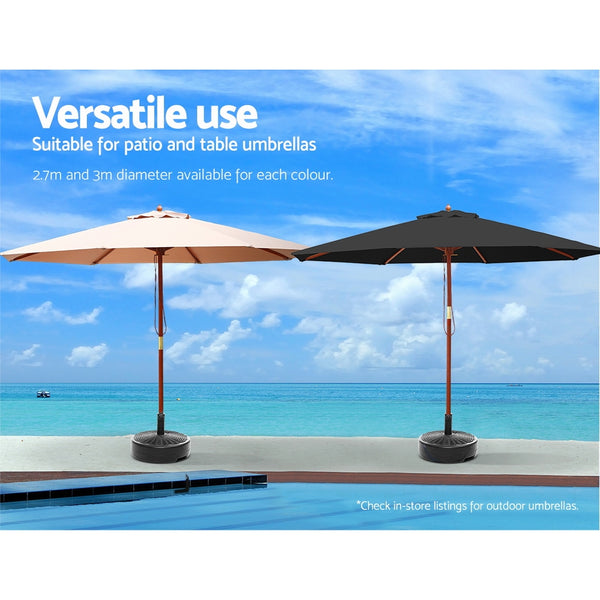 Instahut Outdoor Pole Umbrella Stand Base Pod Sand/Water Patio Cantilever Offset freeshipping - Awezingly