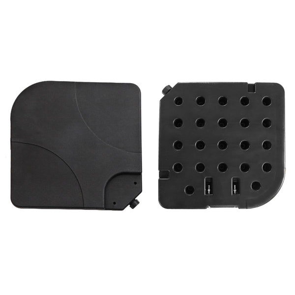 Instahut Set of 4 Umbrella Base Set Black freeshipping - Awezingly