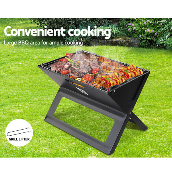 Grillz Notebook Portable Charcoal BBQ Grill freeshipping - Awezingly