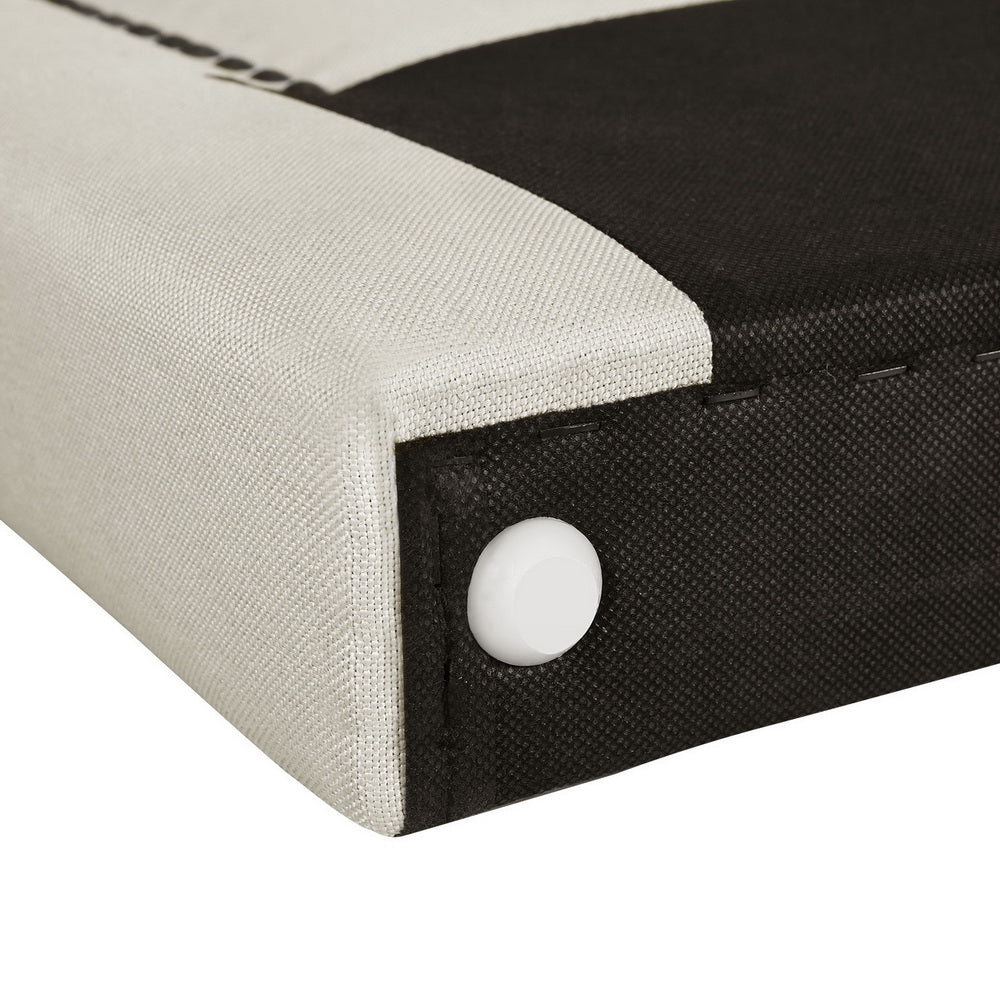 Artiss Bed Head King Size Fabric - RIVE Beige Artiss