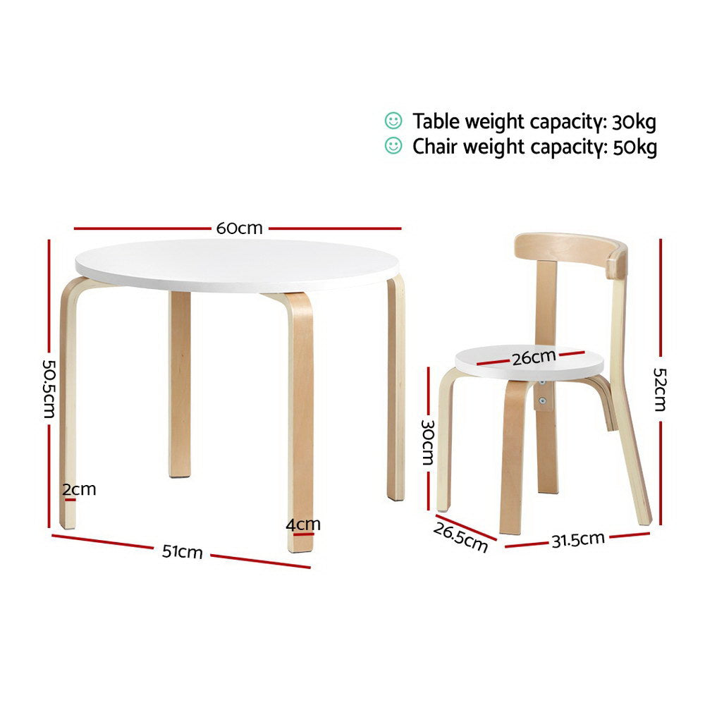 Keezi 3PCS Set Kids Activity Table and Chairs Toy Play Desk Children Furniture Keezi