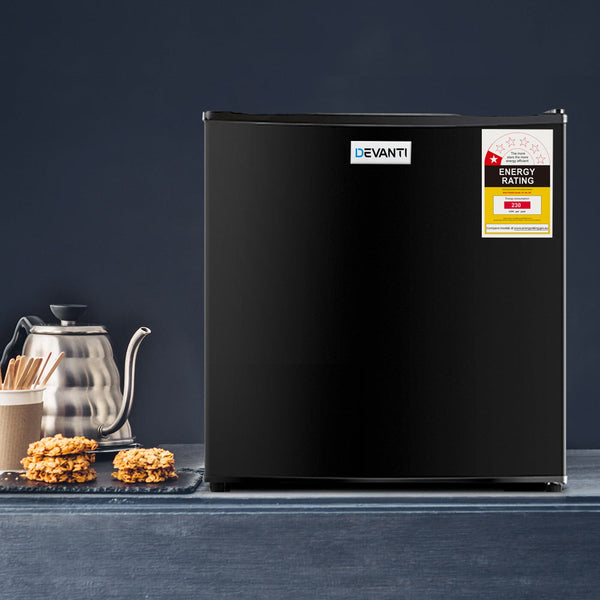 Devanti Bar Fridge 48L - Black Devanti