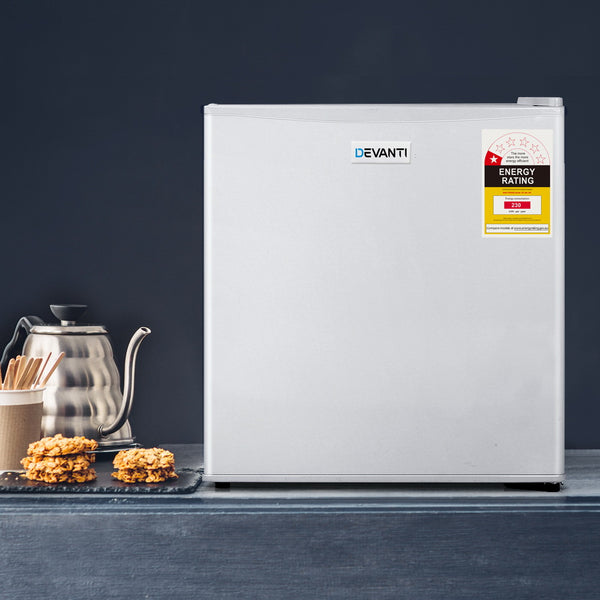 Devanti 48L Portable Mini Bar Fridge - White freeshipping - Awezingly