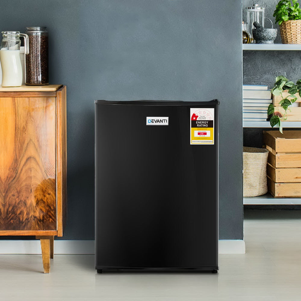 Devanti 70L Portable Mini Bar Fridge - Black freeshipping - Awezingly