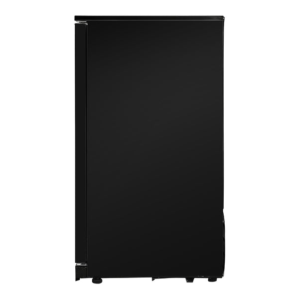 Devanti Bar Fridge 2 Glass Door Commercial Display Freeer Drink Beverage Cooler Black freeshipping - Awezingly