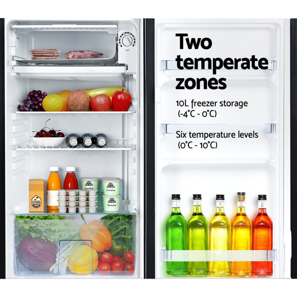 Devanti 95L Bar Fridge Black Devanti