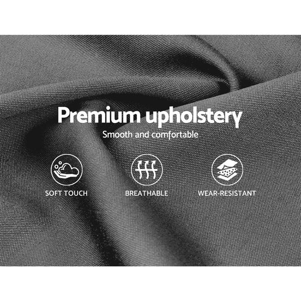 Artiss Bed Frame Double Size Grey VANKE Artiss