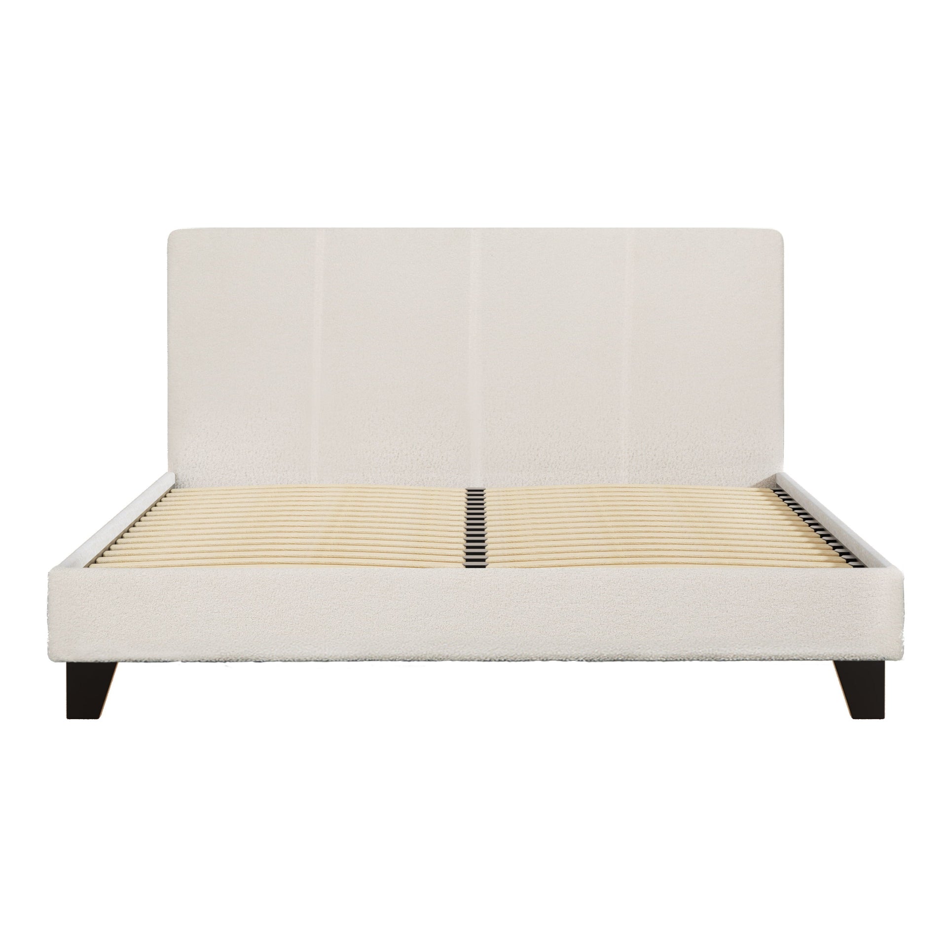 Artiss Bed Frame Queen Size Boucle Fabric Mattress Base Platform Wooden Artiss