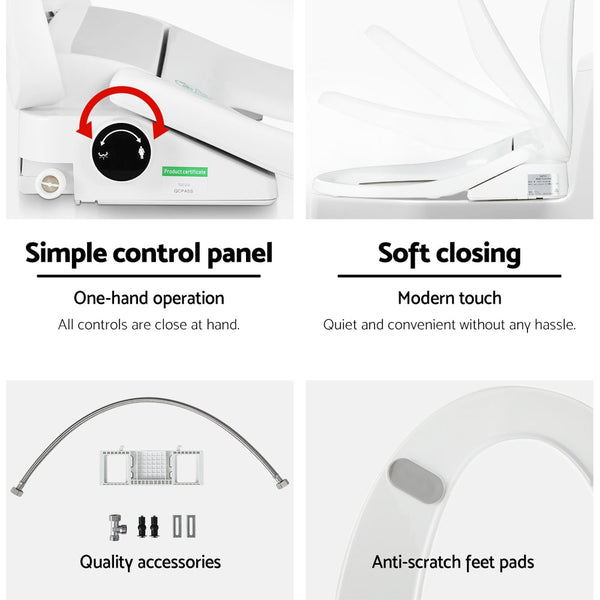 Cefito Non Electric Bidet Toilet Seat Cover Bathroom Spray Water Wash V Shape Cefito