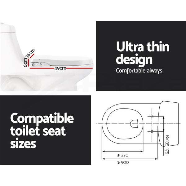 Non Electric Bidet Toilet Seat Bathroom - White freeshipping - Awezingly