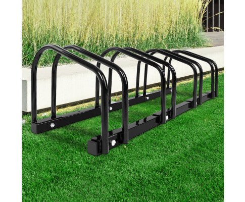 Portable Bike 4 Parking Rack Bicycle Instant Storage Stand - Black freeshipping - Awezingly