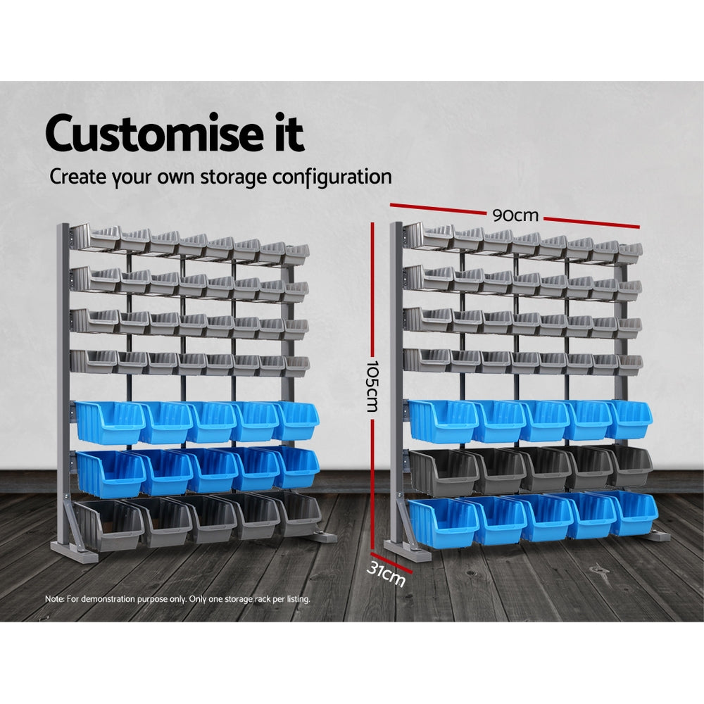 Giantz 47 Bin Storage Shelving Rack freeshipping - Awezingly