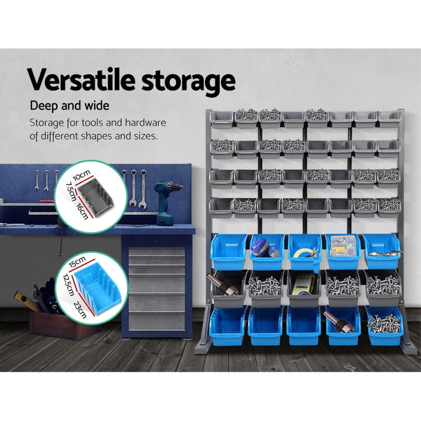 Giantz 47 Bin Storage Shelving Rack freeshipping - Awezingly