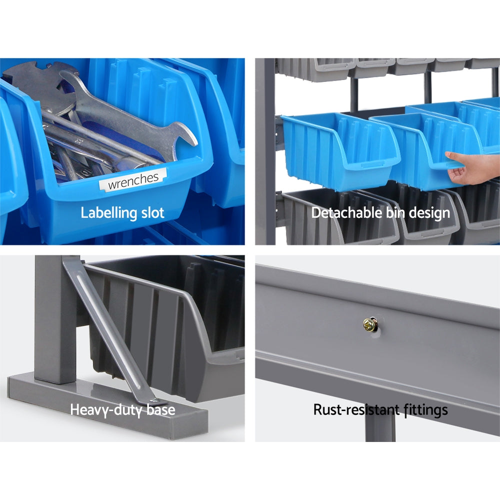 Giantz 47 Bin Storage Shelving Rack freeshipping - Awezingly