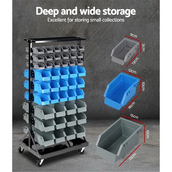 Giantz 90 Bin Storage Rack Stand freeshipping - Awezingly