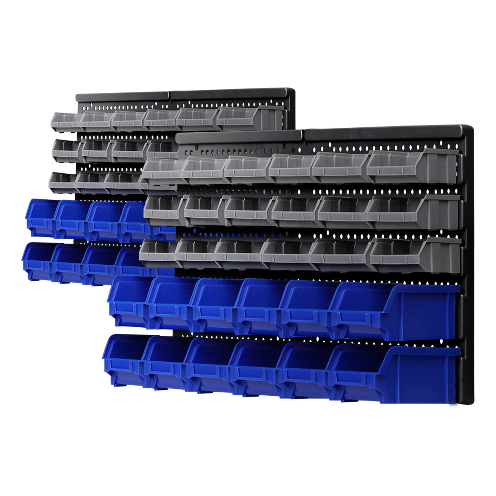Giantz 60 Bin Wall Mounted Rack Storage Tools Garage Organiser Shed Work Bench freeshipping - Awezingly