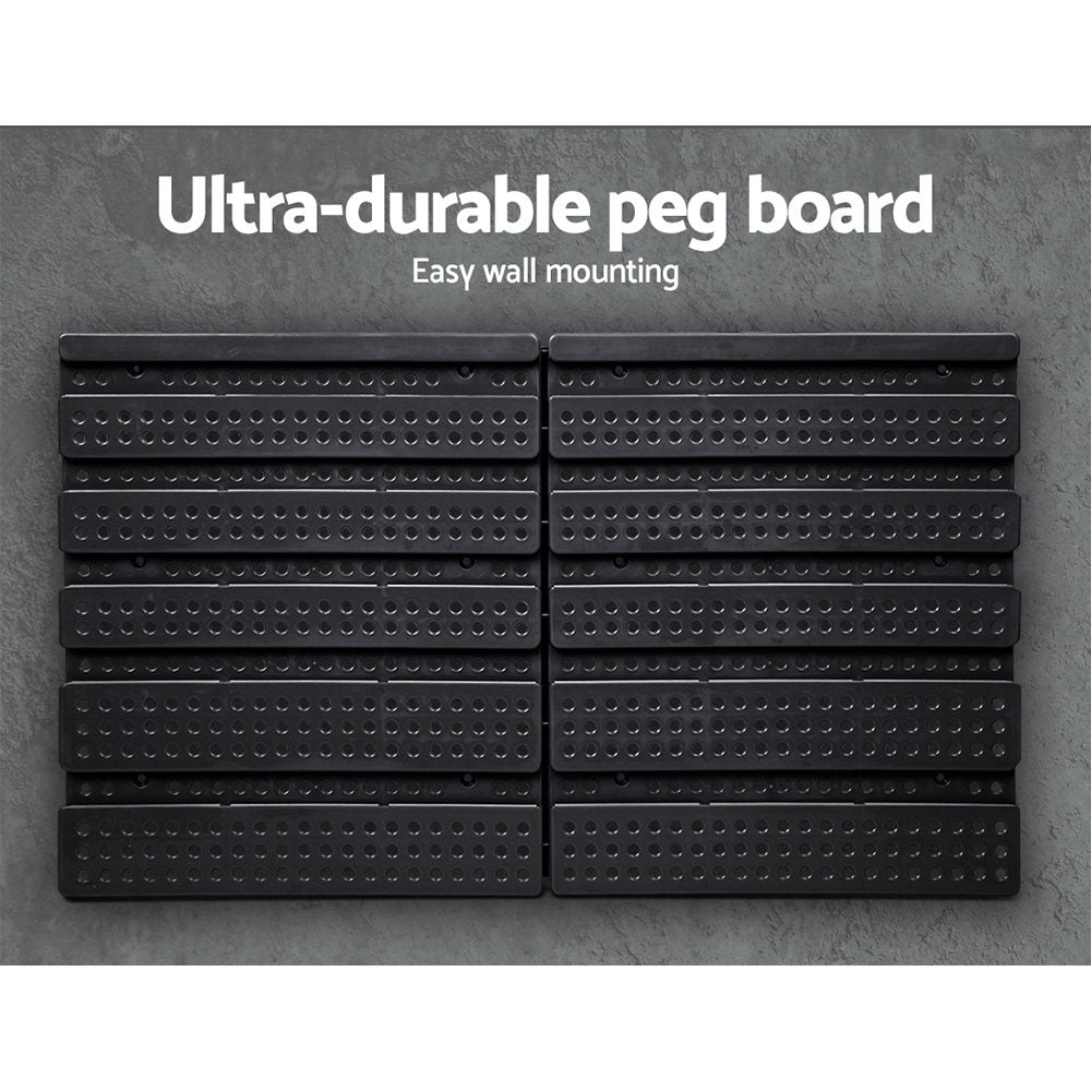 Giantz 60 Bin Wall Mounted Rack Storage Tools Garage Organiser Shed Work Bench freeshipping - Awezingly