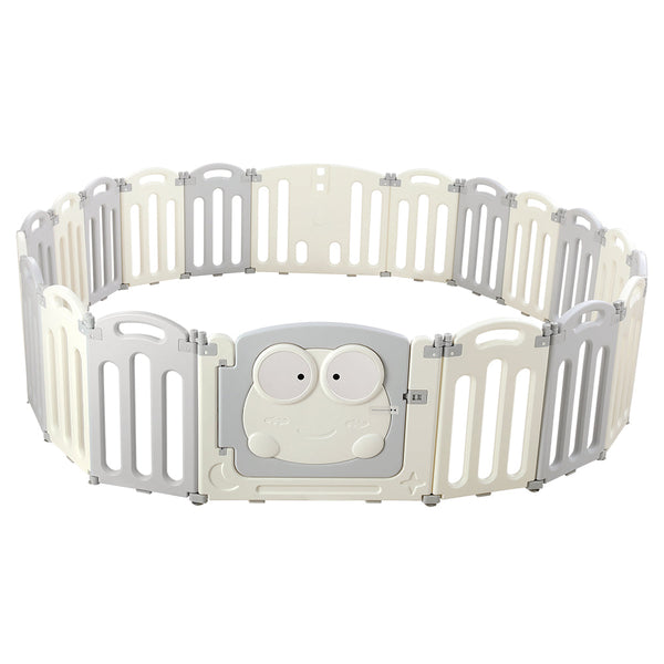 Keezi Baby Playpen 20 Panels Foldable Toddler Fence Safety Play Activity Centre Keezi