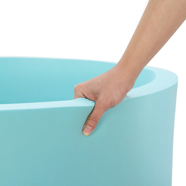 Keezi Ocean Foam Ball Pit with Balls Kids Play Pool Barrier Toys 90x30cm Blue Keezi