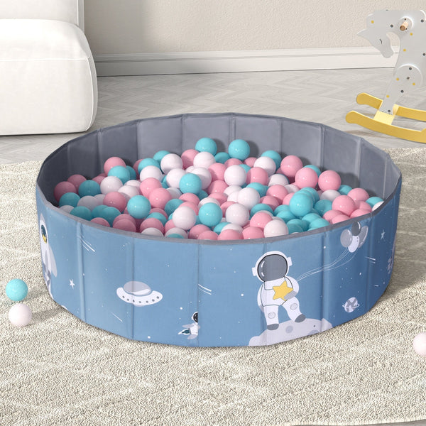 Keezi Kids Ball Pool Pit Toddler Play Foldable Child Playhouse Storage Bag Blue Keezi