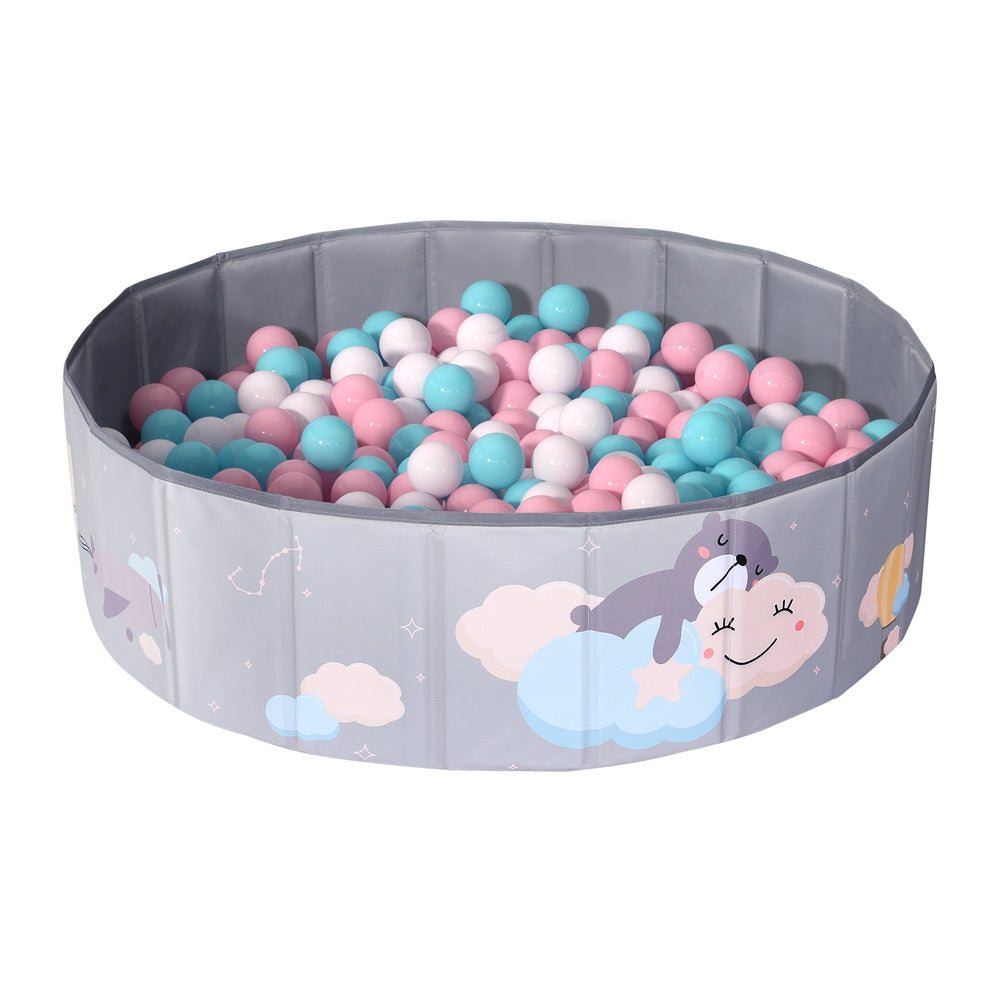 Keezi Kids Ball Pool Pit Toddler Ocean Play Foldable Child Playhouse Storage Bag Keezi