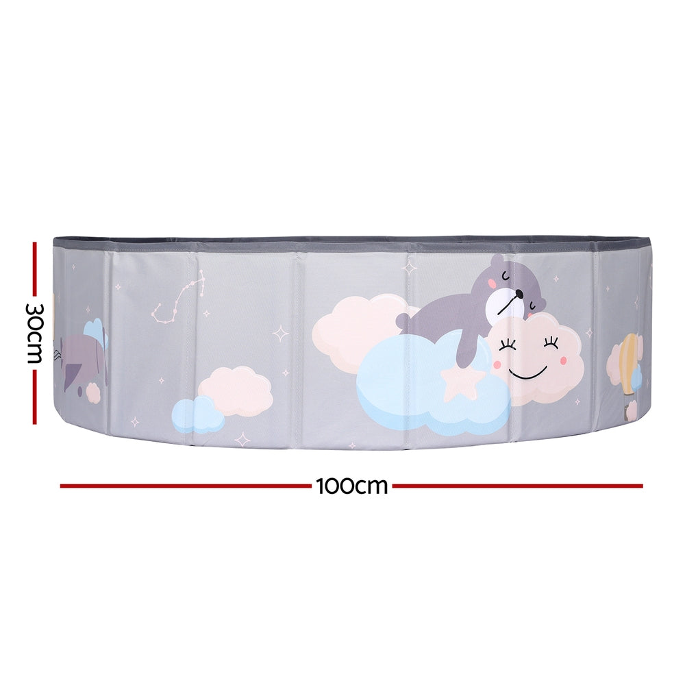 Keezi Kids Ball Pool Pit Toddler Ocean Play Foldable Child Playhouse Storage Bag Keezi