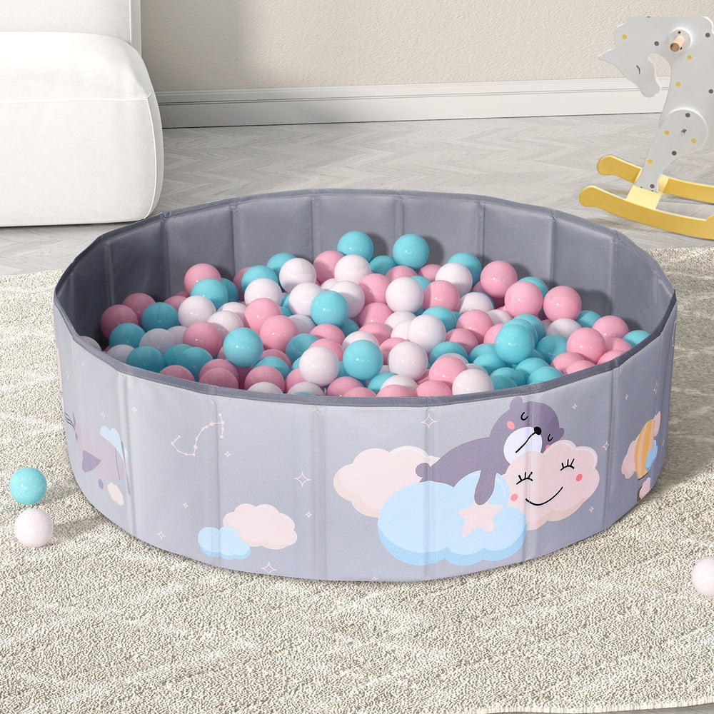 Keezi Kids Ball Pool Pit Toddler Ocean Play Foldable Child Playhouse Storage Bag Keezi