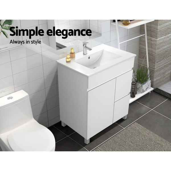 Cefito 750mm Bathroom Vanity Cabinet Unit Wash Basin Sink Storage Freestanding White freeshipping - Awezingly