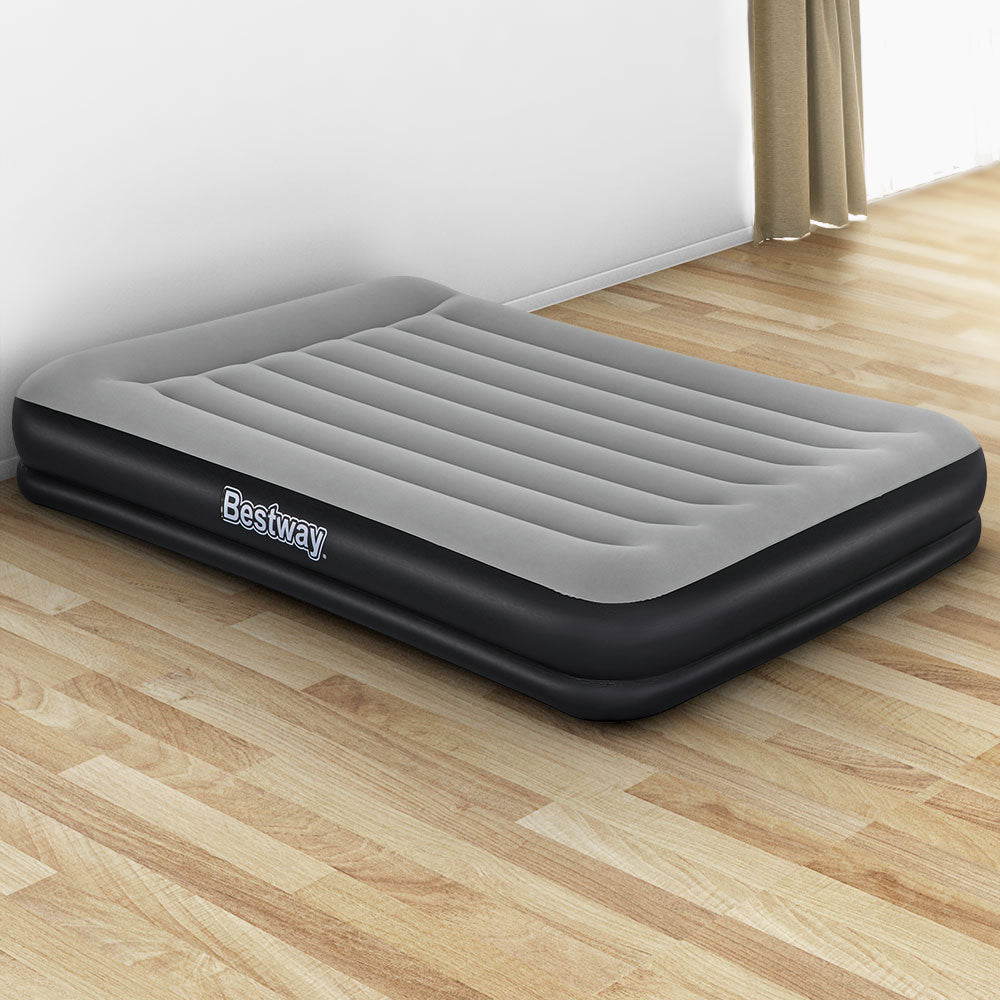 Bestway Air Bed Beds Mattress Premium Inflatable Built-in Pump Queen Size Bestway