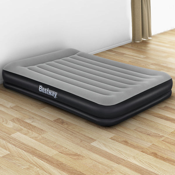 Bestway Air Bed Beds Mattress Premium Inflatable Built-in Pump Queen Size Bestway