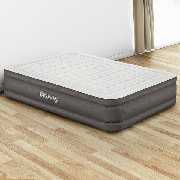 Bestway Air Bed Queen Size Mattress Camping Beds Inflatable Built-in Pump Bestway