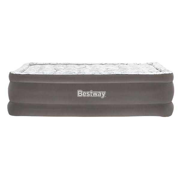 Bestway Air Mattress Bed Single Size Inflatable Flocked Camping Beds 56CM Bestway