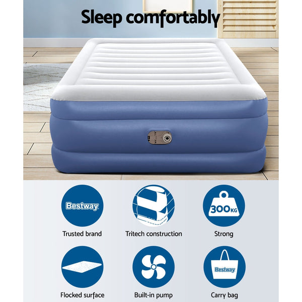Bestway Air Bed Beds Queen Mattress Inflatable TRITECH Airbed Bestway