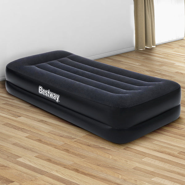 Bestway Air Mattress Bed Single Size Inflatable Camping Beds Built-in Pump Bestway