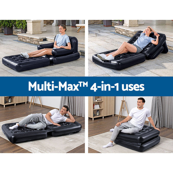 Bestway Inflatable Air Chair Seat Lounge Couch Lazy Sofa Blow Up Ottoman Bestway