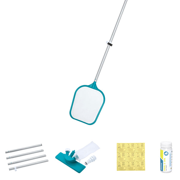 Bestway Pool Cleaner Cleaners Set Vacuum Maintenance Kit/Floater/Thermometer Bestway