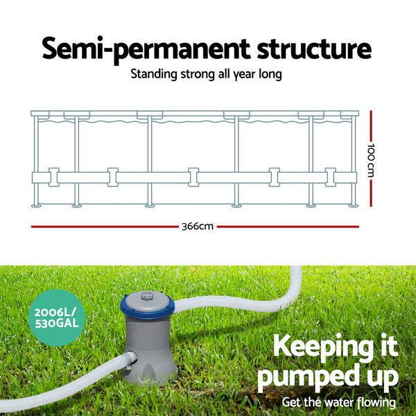 Bestway Swimming Pool Above Ground Filter Pump Steel Pro Frame Pools freeshipping - Awezingly