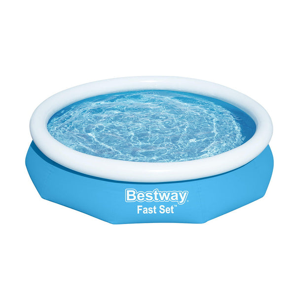 Bestway Swimming Pool Above Ground Kids Fast Set Pools with Filter Pump 3M Bestway