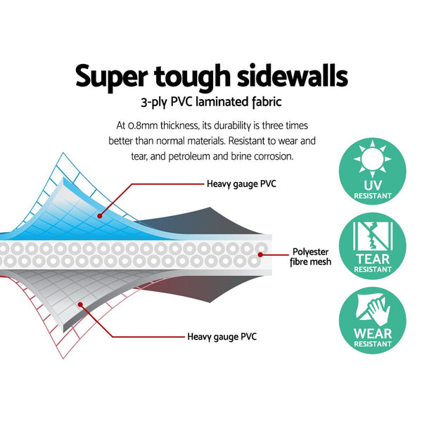 Bestway Swimming Pool Above Ground Kids Fast Set Pools with Filter Pump 3M Bestway