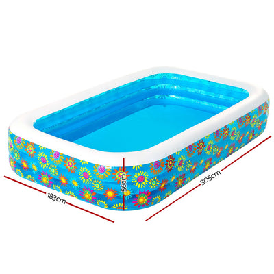 Bestway Inflatable Kids Play Pool Rectangular