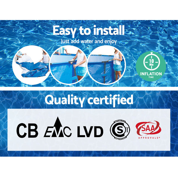 Bestway Swimming Pool Above Ground Frame Pools Outdoor Steel Pro 2.2 X 1.5M Bestway
