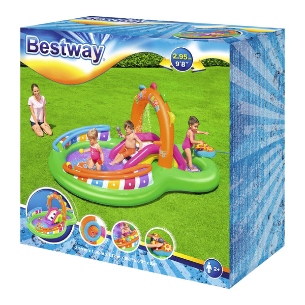 Bestway Inflatable Swimming Play Pool Kids Above Ground Kid Game Toy 3 People freeshipping - Awezingly