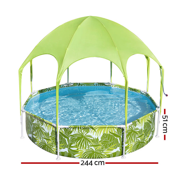 Bestway Above Ground Swimming Pool with Mist Shade Bestway